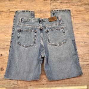 Vintage 90s Calvin Klein Jeans High Rise Straight Leg 26x29 Light Wash Denim 4